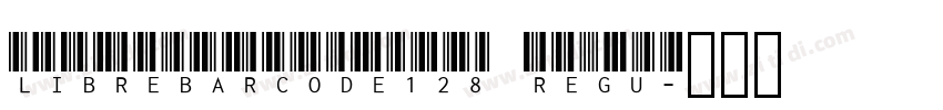 LibreBarcode128 Regu字体转换 LibreBarcode128 Regu字体转换